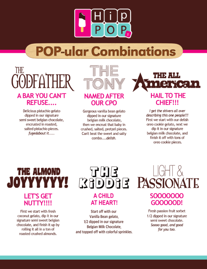 HipPOPs Miami POPular Combinations