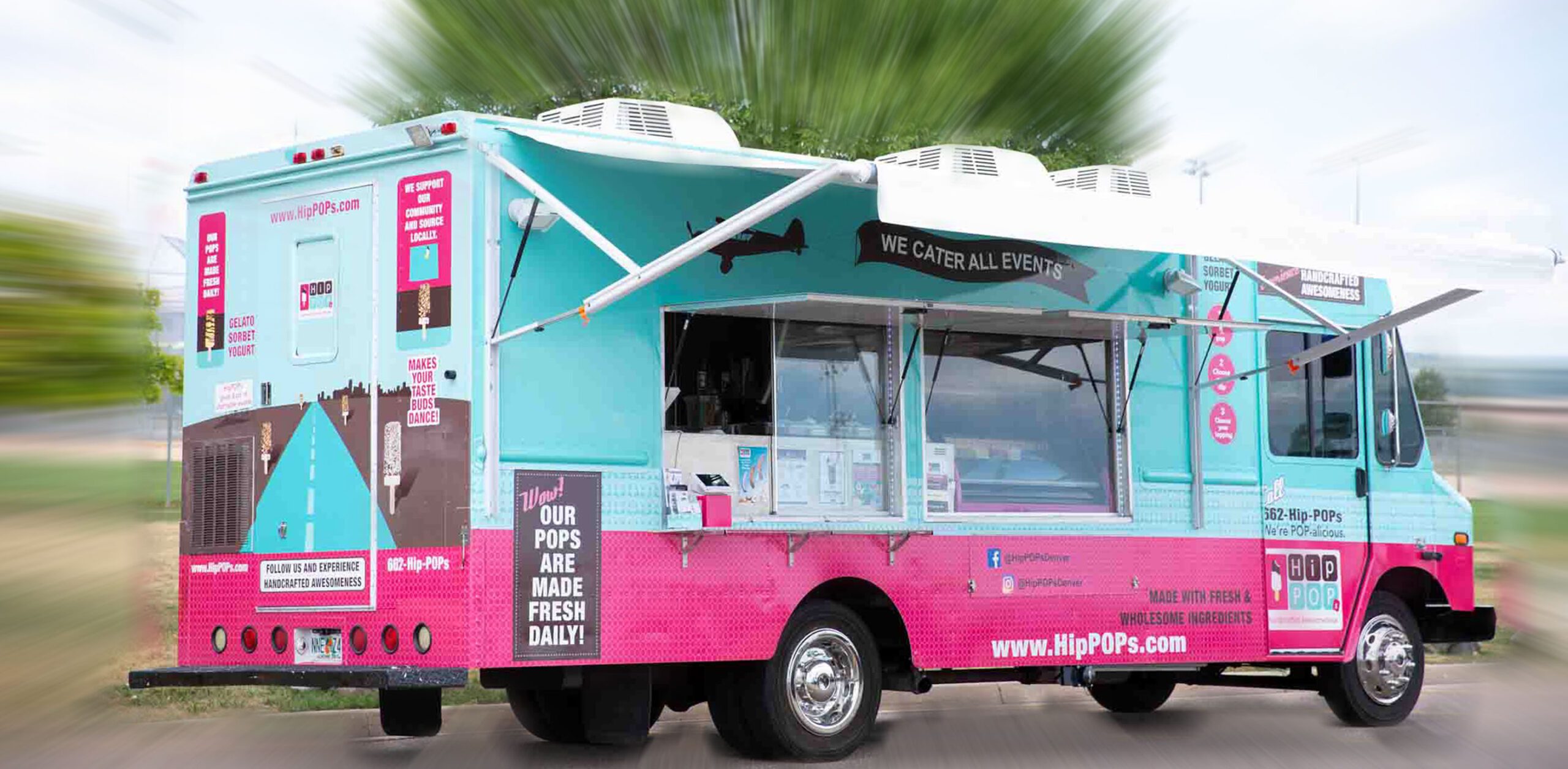 POPtruck with open windows